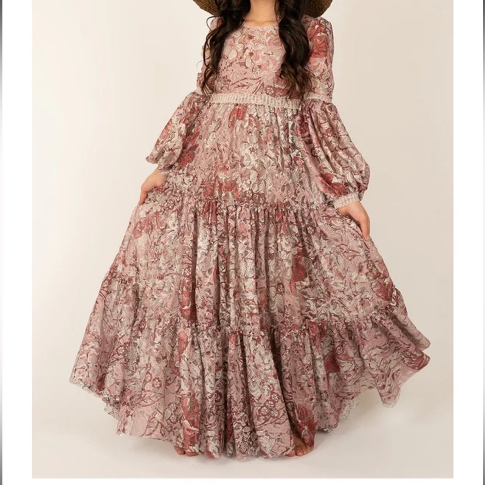 Joyfolie Cybele dress in mauve floral